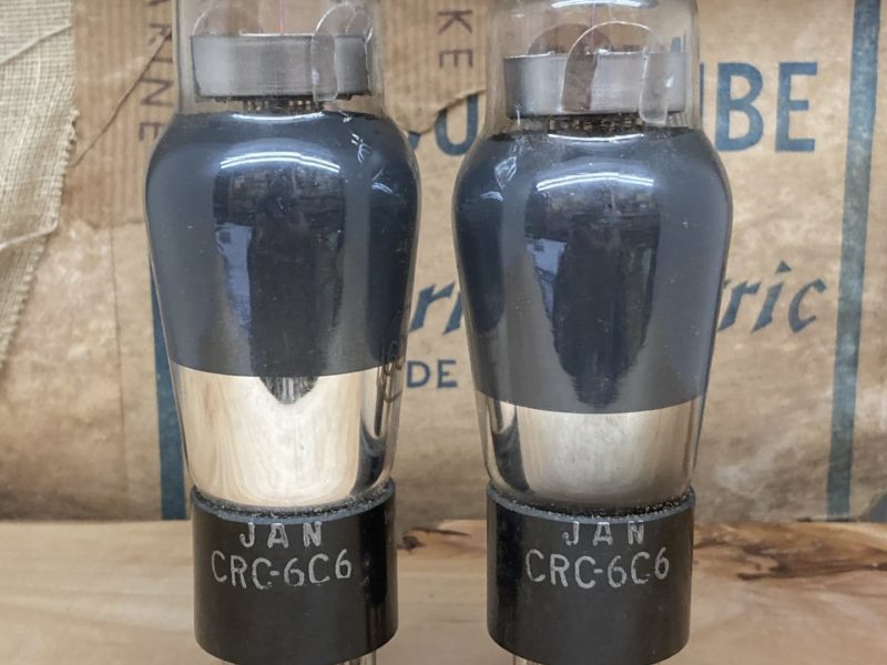 6C6 RCA true NOS/NIB, milspec tubes, perfect  condition, 1944 date codes