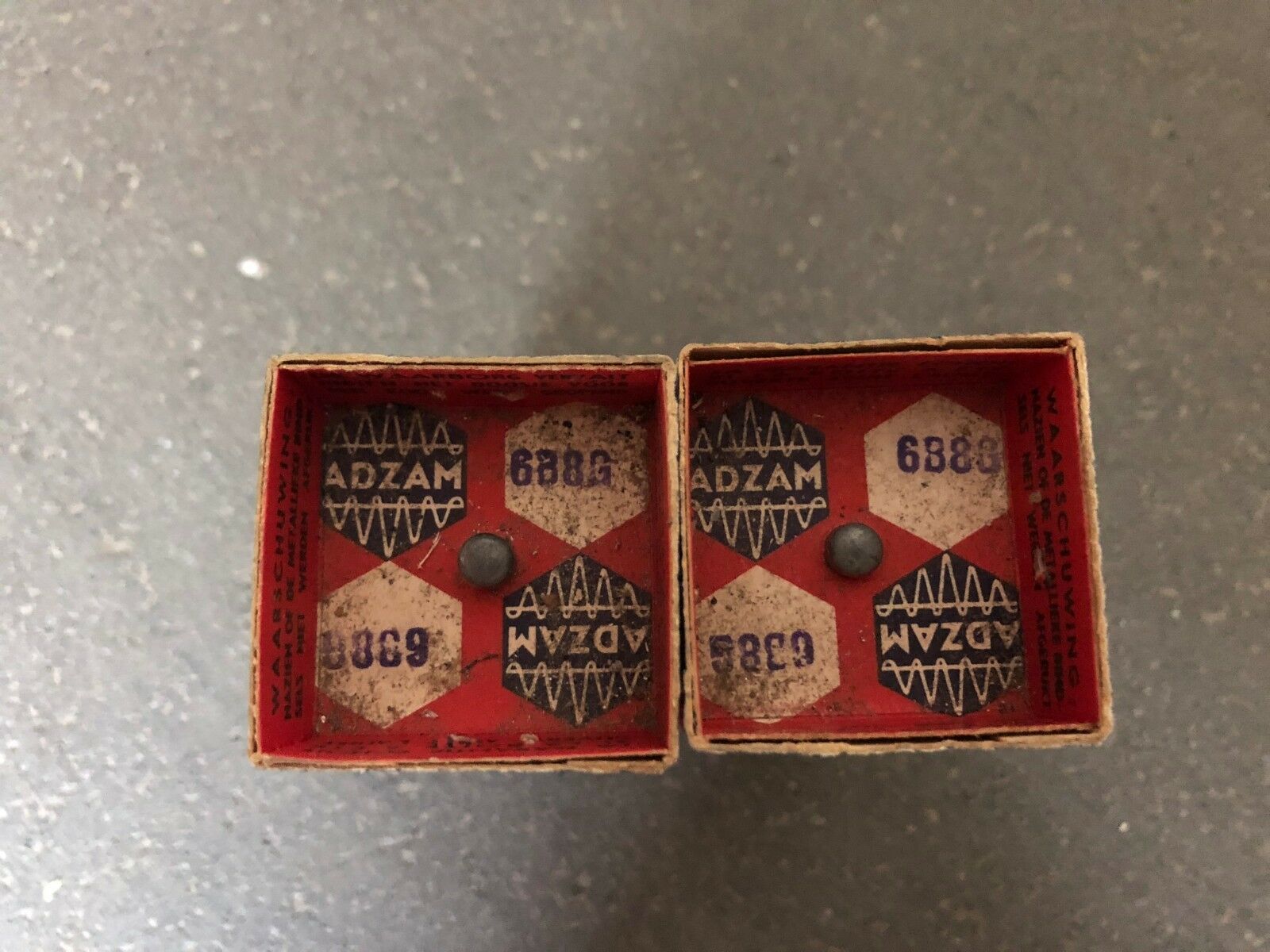 6B8G VT93 Adzam, NOS/NIB, still sealed, immaculate condition, one pair (2) - Image 3