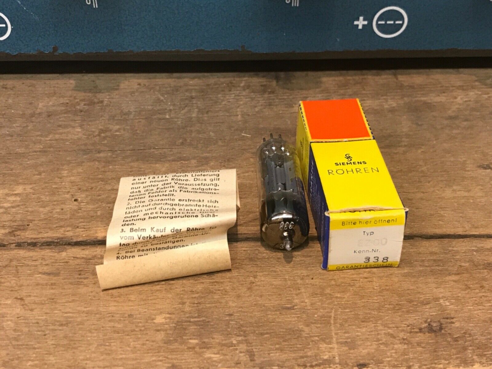 EZ90 6X4 CV493 U78 Siemens, perfect condition, true NOS/NIB, D/square-getter - Image 5