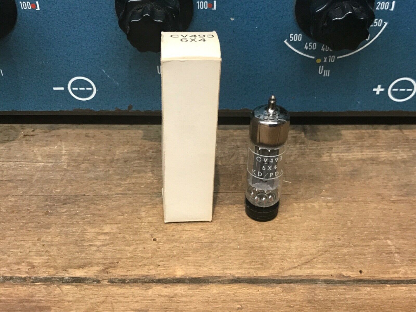 EZ90 6X4 CV493 U78 Mullard, true NOS/NIB, D/square-getter 1951? - Image 2