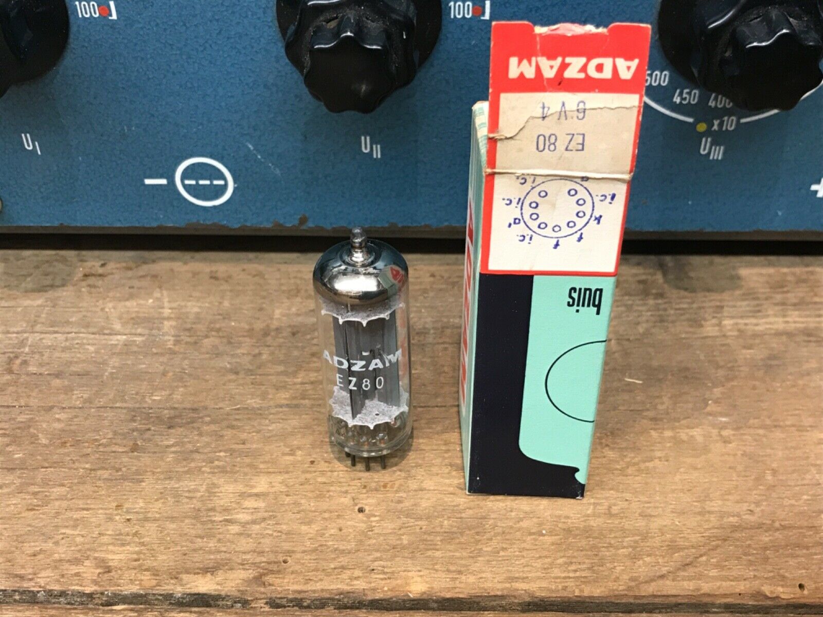 EZ80 6V4 Adzam/RT, perfect condition, true NOS/NIB, made 1961 - Image 2