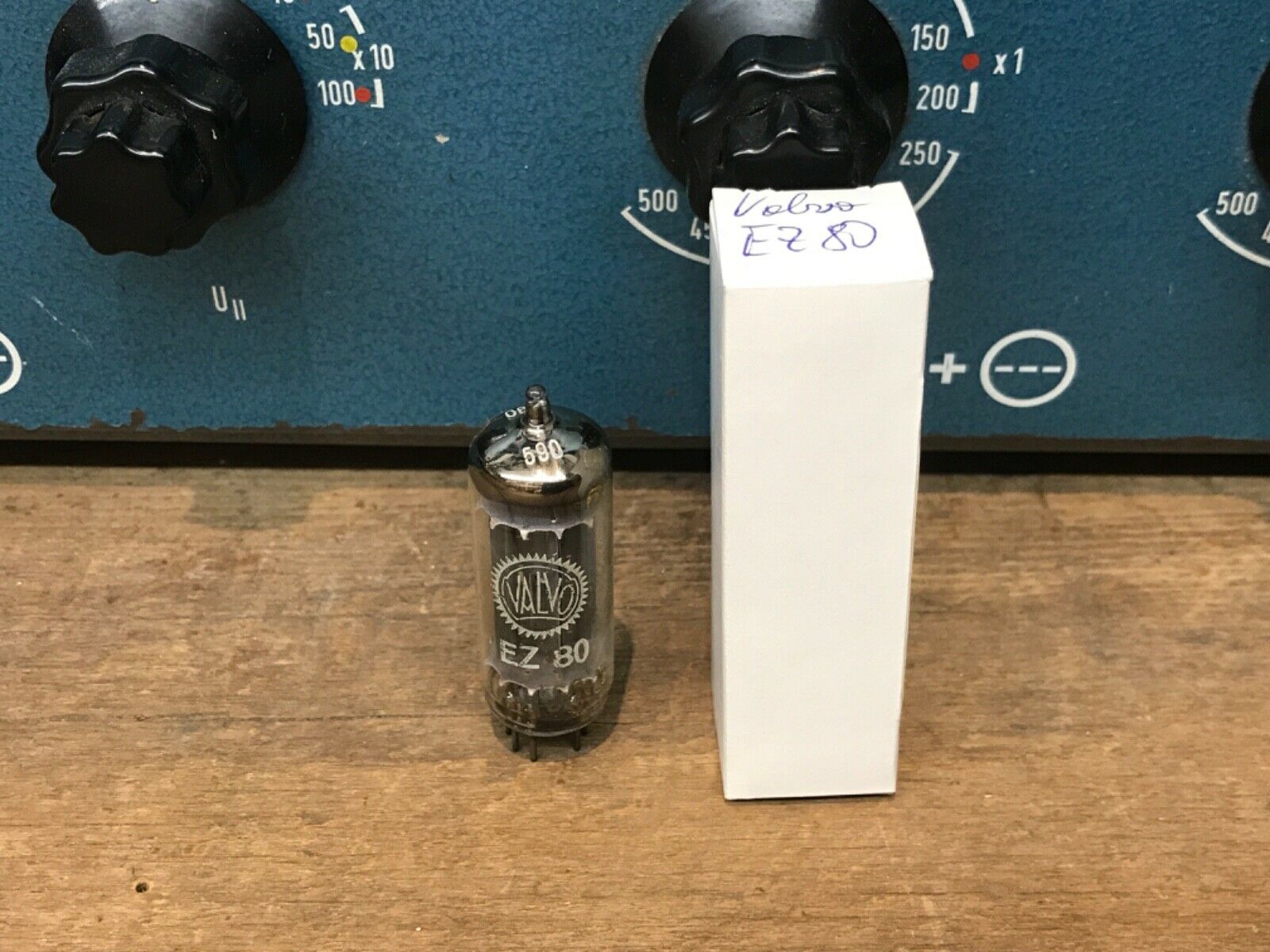 EZ80/6V4 Valvo, perfect condition, tests NOS, D-getter, made 1957