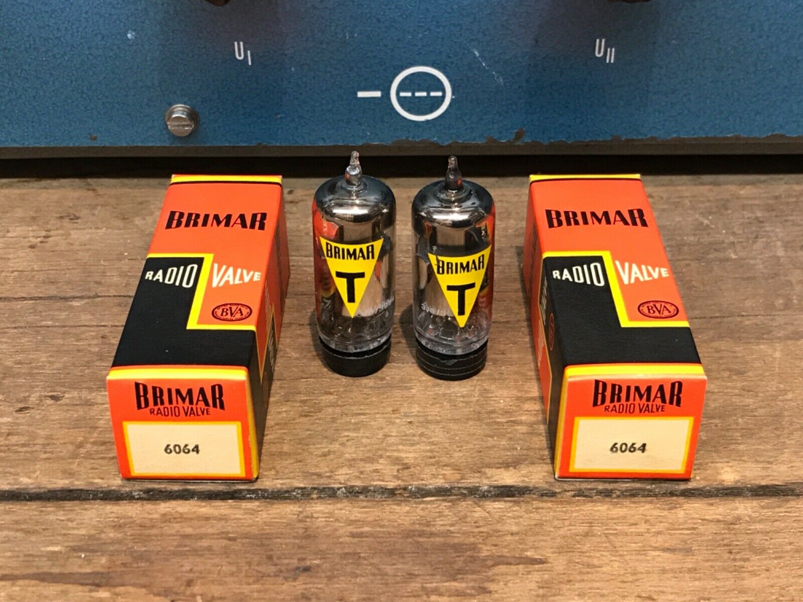 EF91 6064 Brimar, NOS/NIB, milspec, premium matched pair Little Dot tube rolling