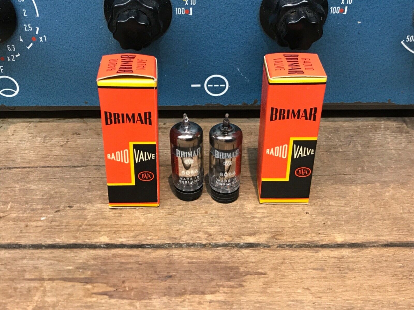 EF91 6064 Brimar, NOS/NIB, milspec, premium matched pair Little Dot tube rolling - Image 3