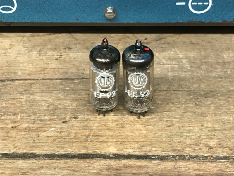 EF92 6CQ6 CV131 Mullard Valvo NOS, milspec, premium matched pair, for Little Dot