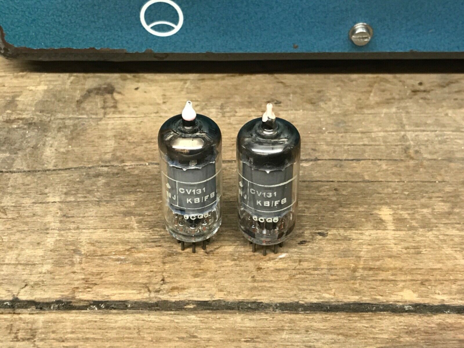 EF92 CV131 6CQ6 STC, NOS, milspec, premium matched pair, for Little Dot - Image 2