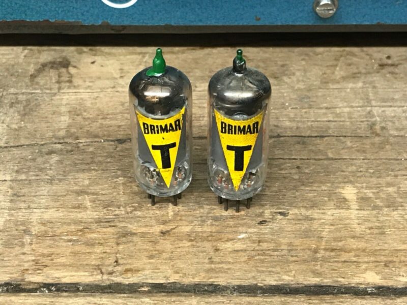 EF92 6065 6CQ6 CV131 Brimar NOS, milspec, premium matched pair, for Little Dot