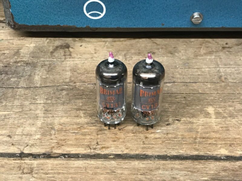 EF92 CV131 6CQ6 Brimar, NOS, milspec, premium matched pair, for Little Dot