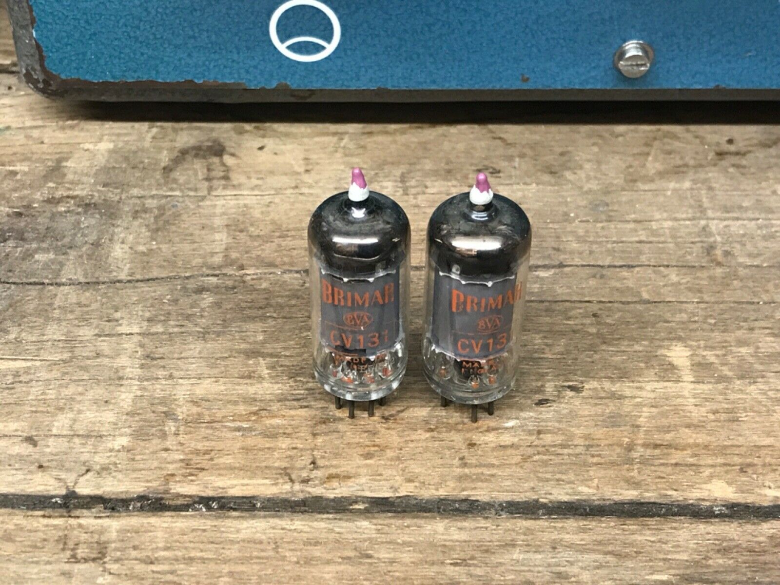 EF92 CV131 6CQ6 Brimar, NOS, milspec, premium matched pair, for Little Dot - Image 2