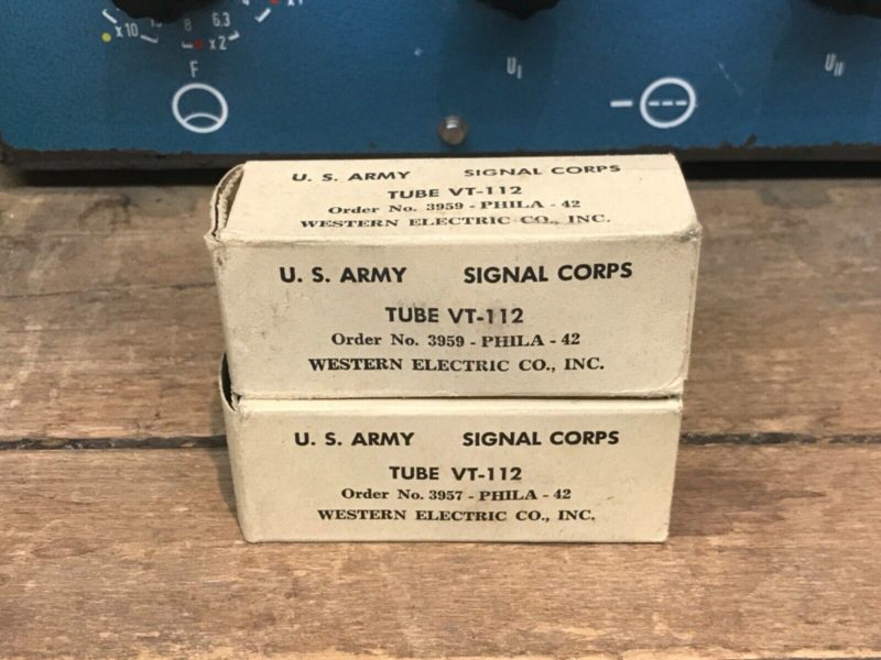 6AC7 VT-112 Western Electric, true NOS/NIB, milspec, for Fosi GR70