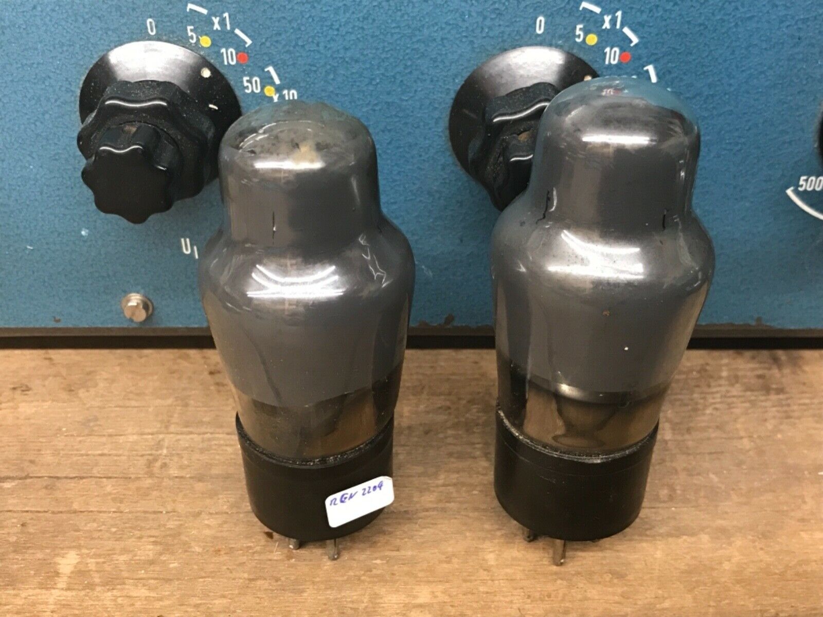 TT4 Mullard, one pair (2), test NOS+, super rare sub for REN804/1104 - Image 3