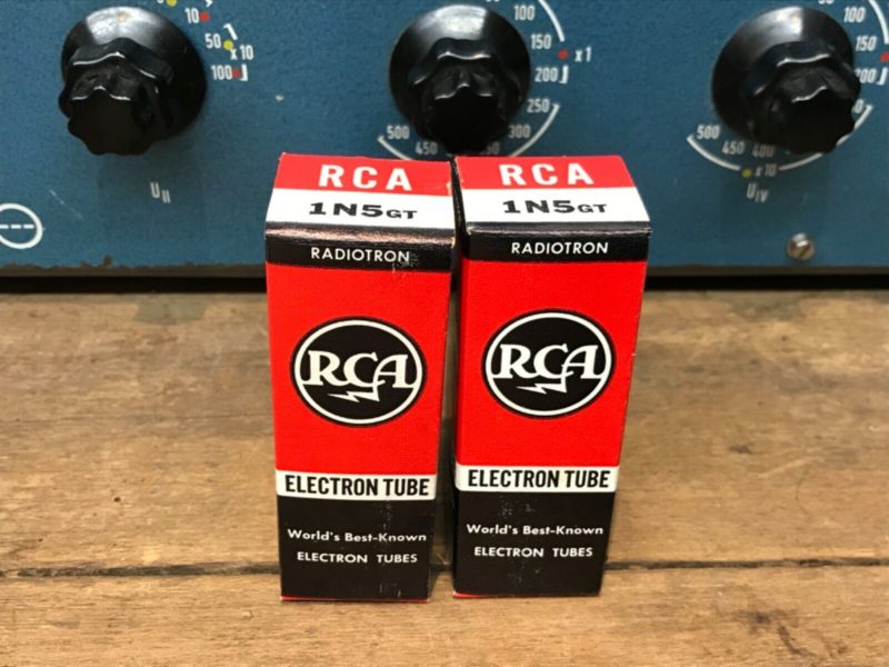 1N5GT VT146, RCA, one pair (2), NOS/NIB, immaculate condition