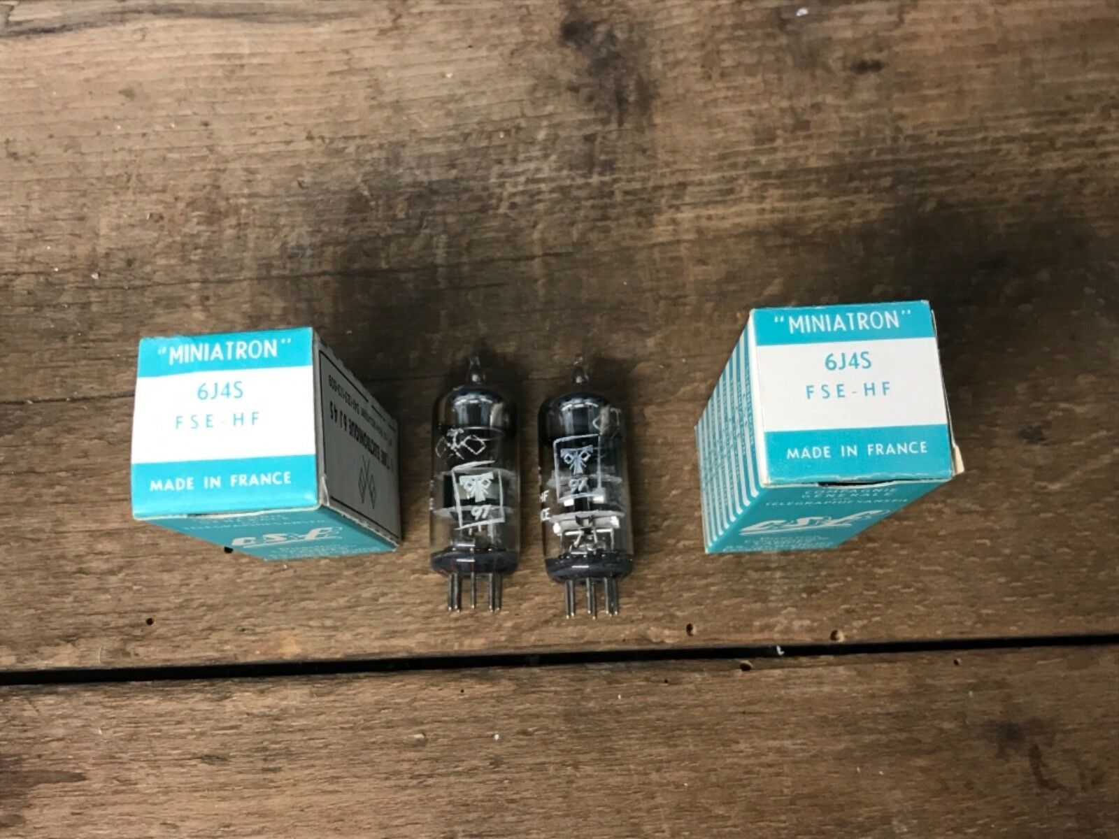 6J4S CSF, one pair, NOS/NIB, perfect milspec tubes - Image 4