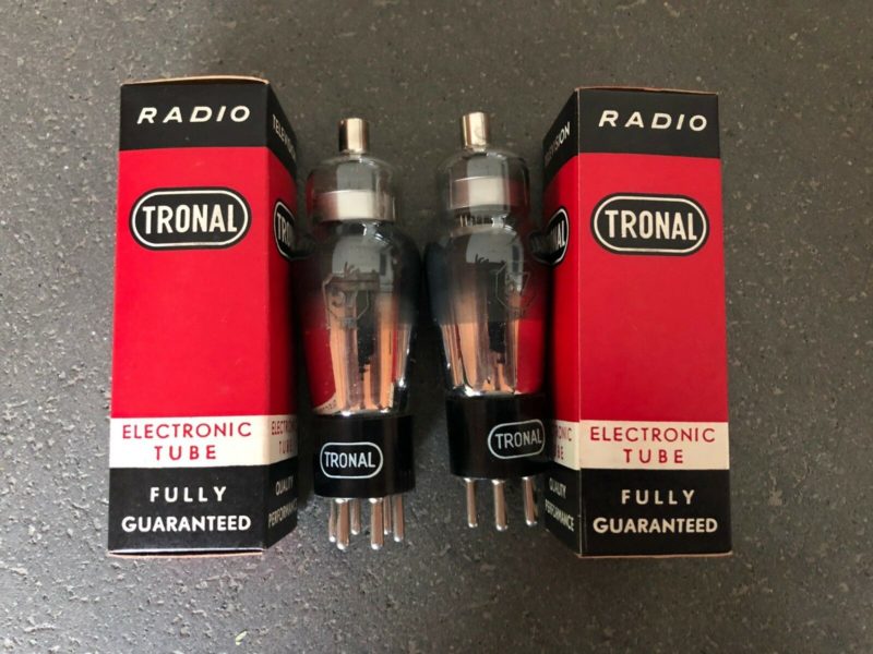VT-57 Type 57 Tronal/RCA one pair, NOS/NIB, milspec, perfect tubes
