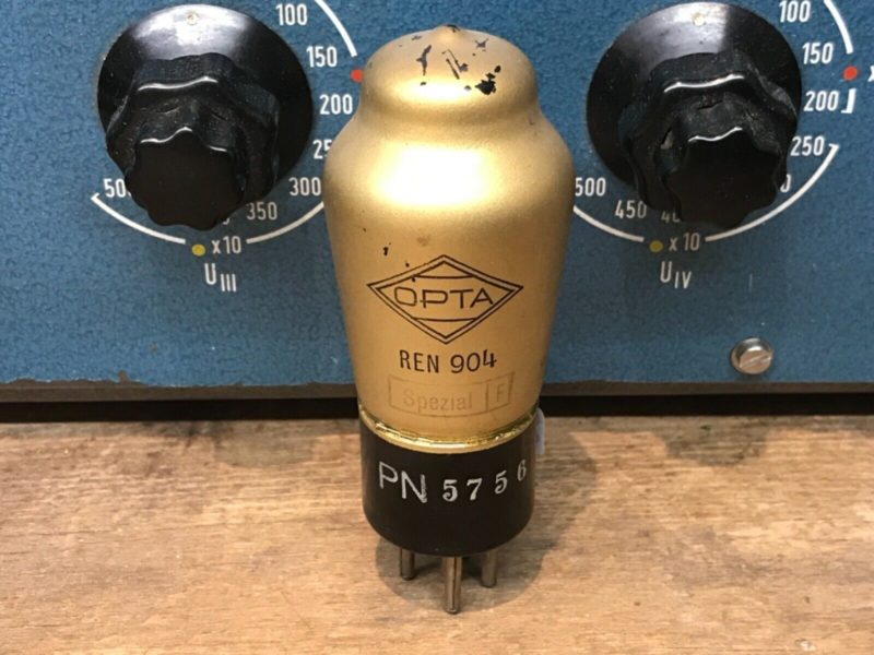 REN904 spezial, Opta, tests NOS+, perfect condition, very rare tube!