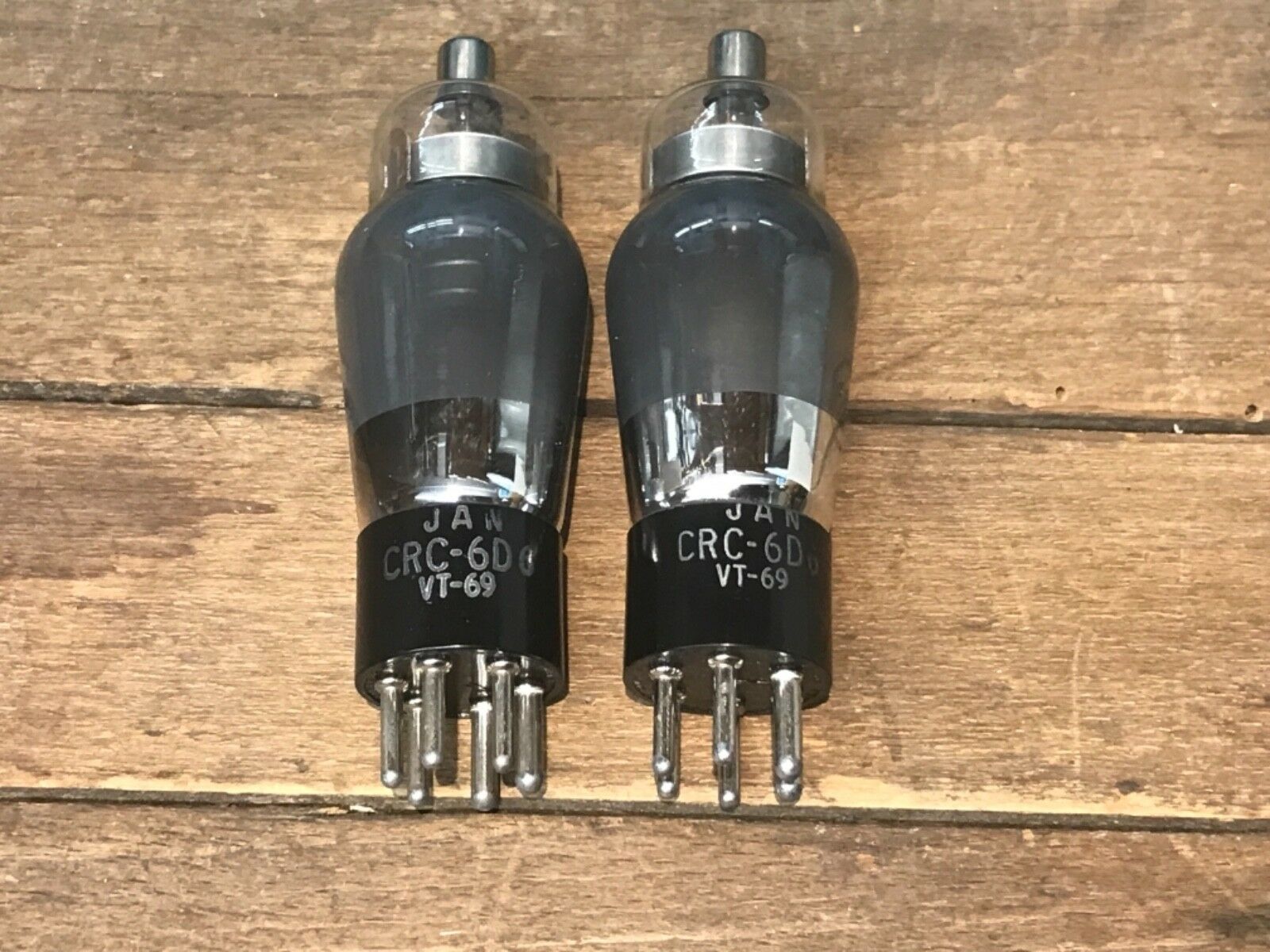 6D6 VT69 RCA CRC, one pair (2), NOS/NIB, milspec, perfect tubes - Image 4