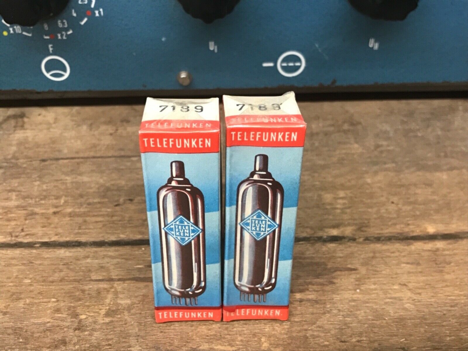 One pair (2) Telefunken 7189/6BQ5B/E84L NOS/NIB sealed! Super rare! - Image 2