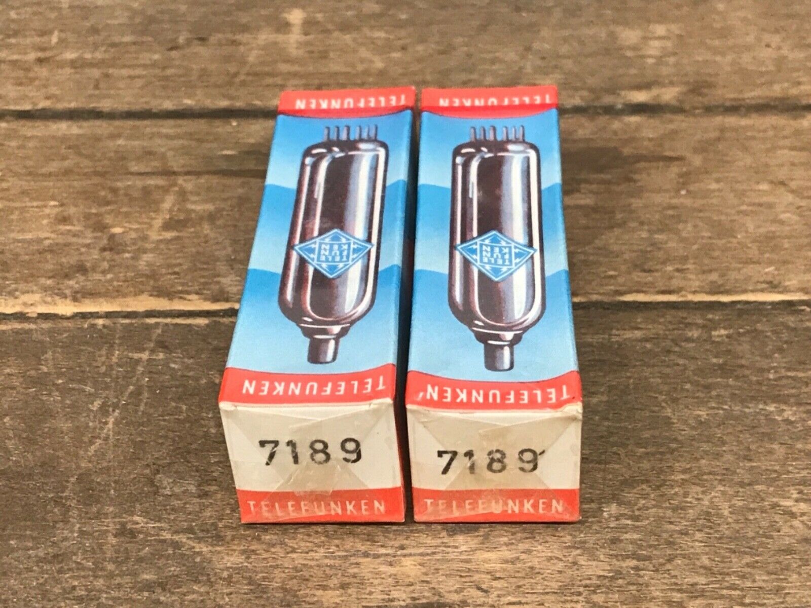 One pair (2) Telefunken 7189/6BQ5B/E84L NOS/NIB sealed! Super rare! - Image 3