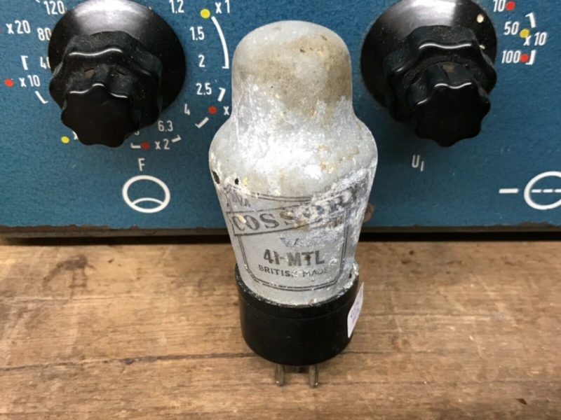 41-MTL Cossor , tests with 75%, equivalent to REN904, seriously rare item