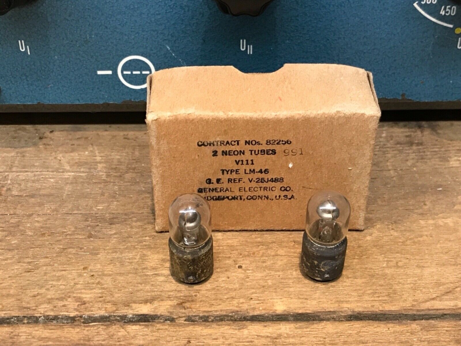 991 NE16 LM-46 V111 one pair (2) neon voltage regulator bulbs, NOS/NIB - Image 2