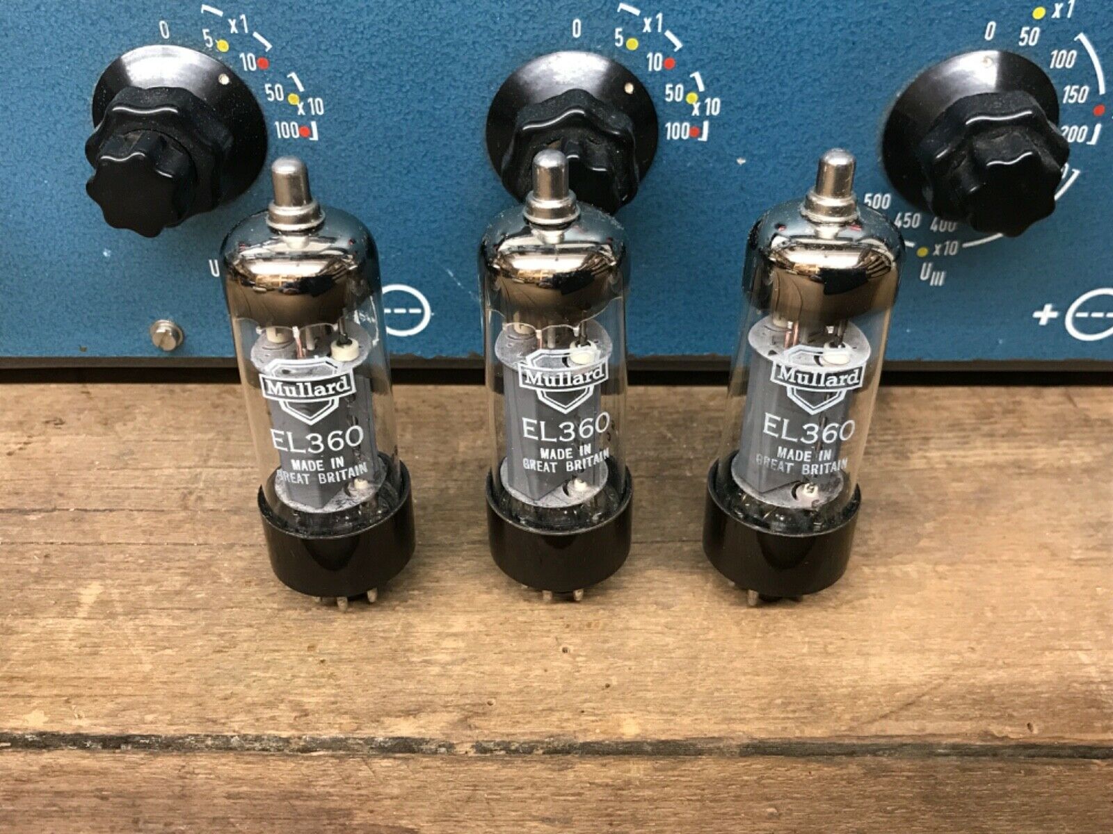 EL360 Mullard true NOS, same Blackburn production codes, 3 pieces - Image 2