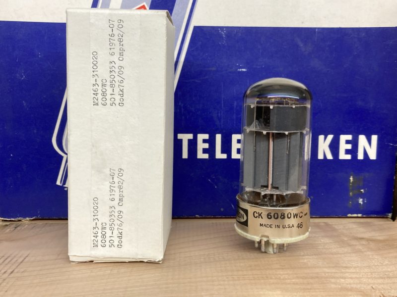6080WC Raytheon vintage milspec production, true NOS, 6AS7G sub