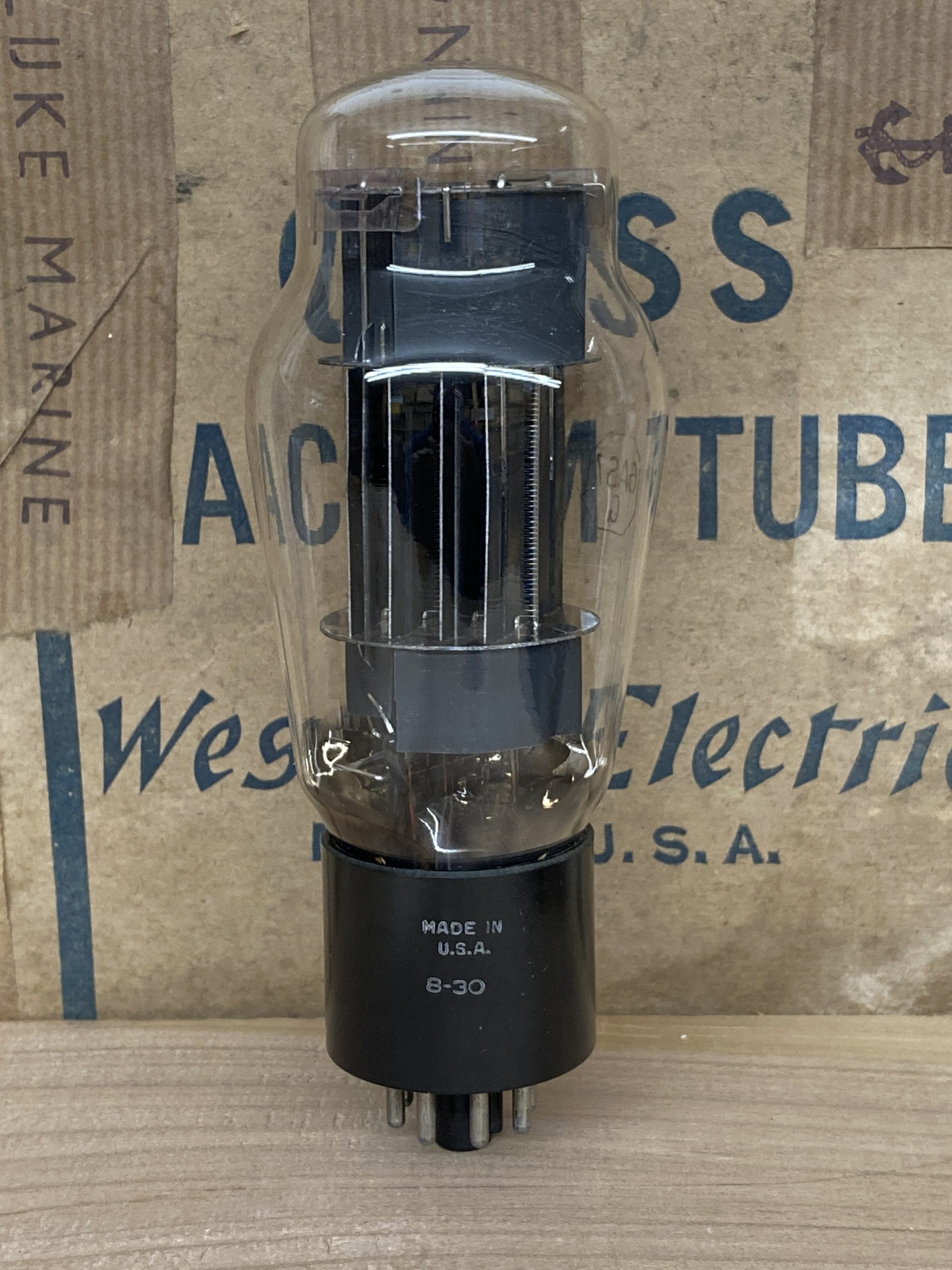6AS7G RCA, vintage milspec production, NOS, one pair (2) - Image 6