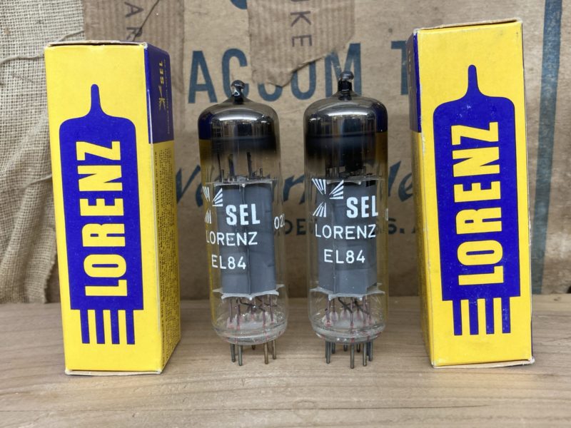 EL84 Lorenz/Tungsram NOS/NIB, tested and guaranteed, one pair (2)