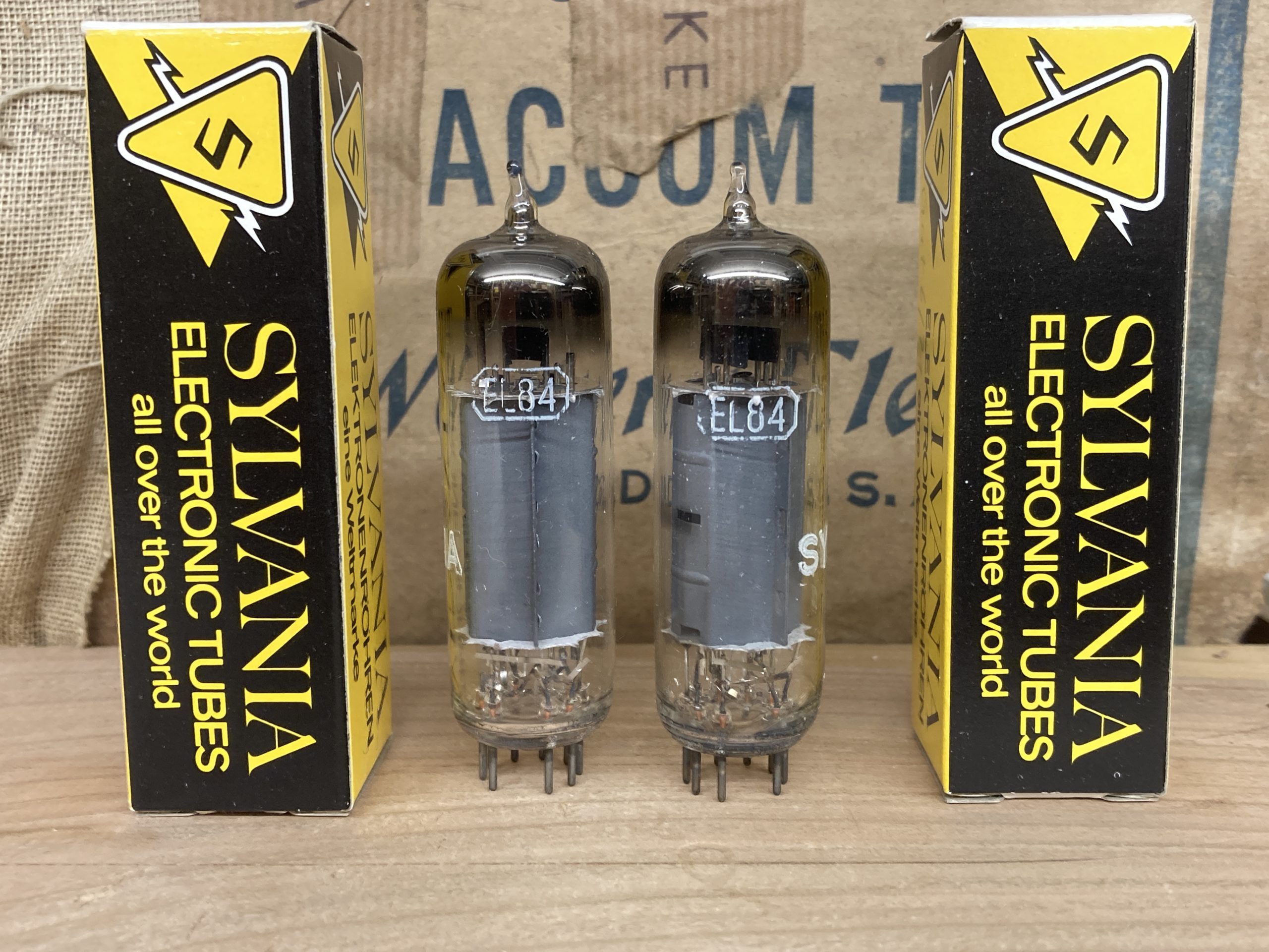 EL84 Sylvania NOS/NIB, tested and guaranteed, one pair (2) - Image 3