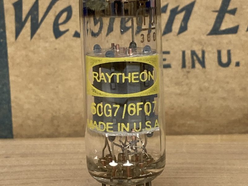 6CG7 6FQ7 Raytheon, NOS, copper rods