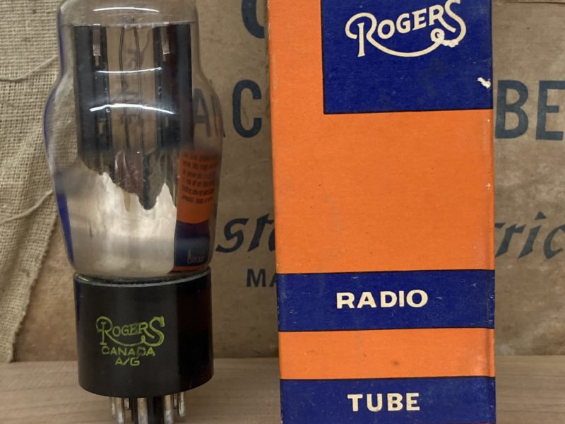 5Y4G Rogers, NOS/NIB, black plates, milspec
