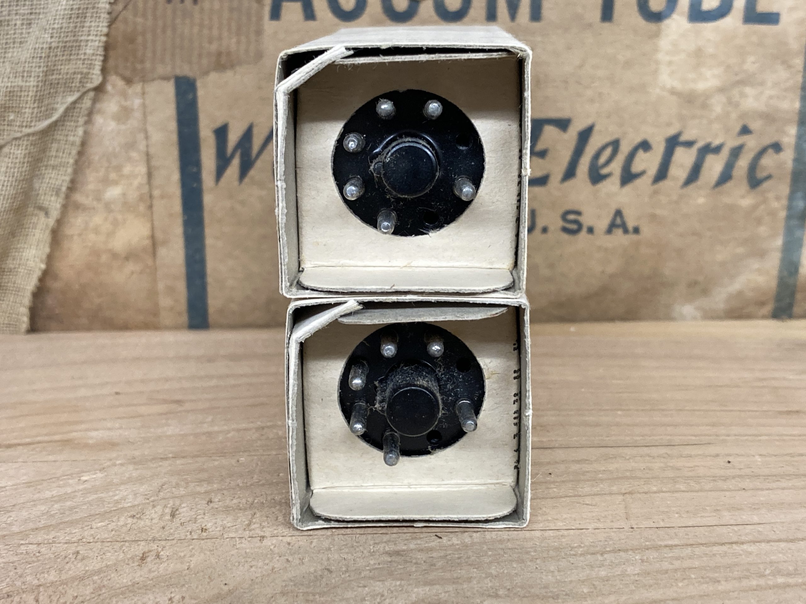 6C5 VT65 JAN-CKR Ken-Rad NOS/NIB, sealed boxes from 1943/1944, one pair (2) - Image 4