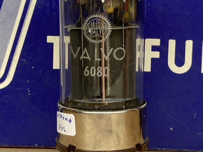 6080 Mullard branded Valvo, NOS/NIB, tested & guaranteed, 6AS7G sub
