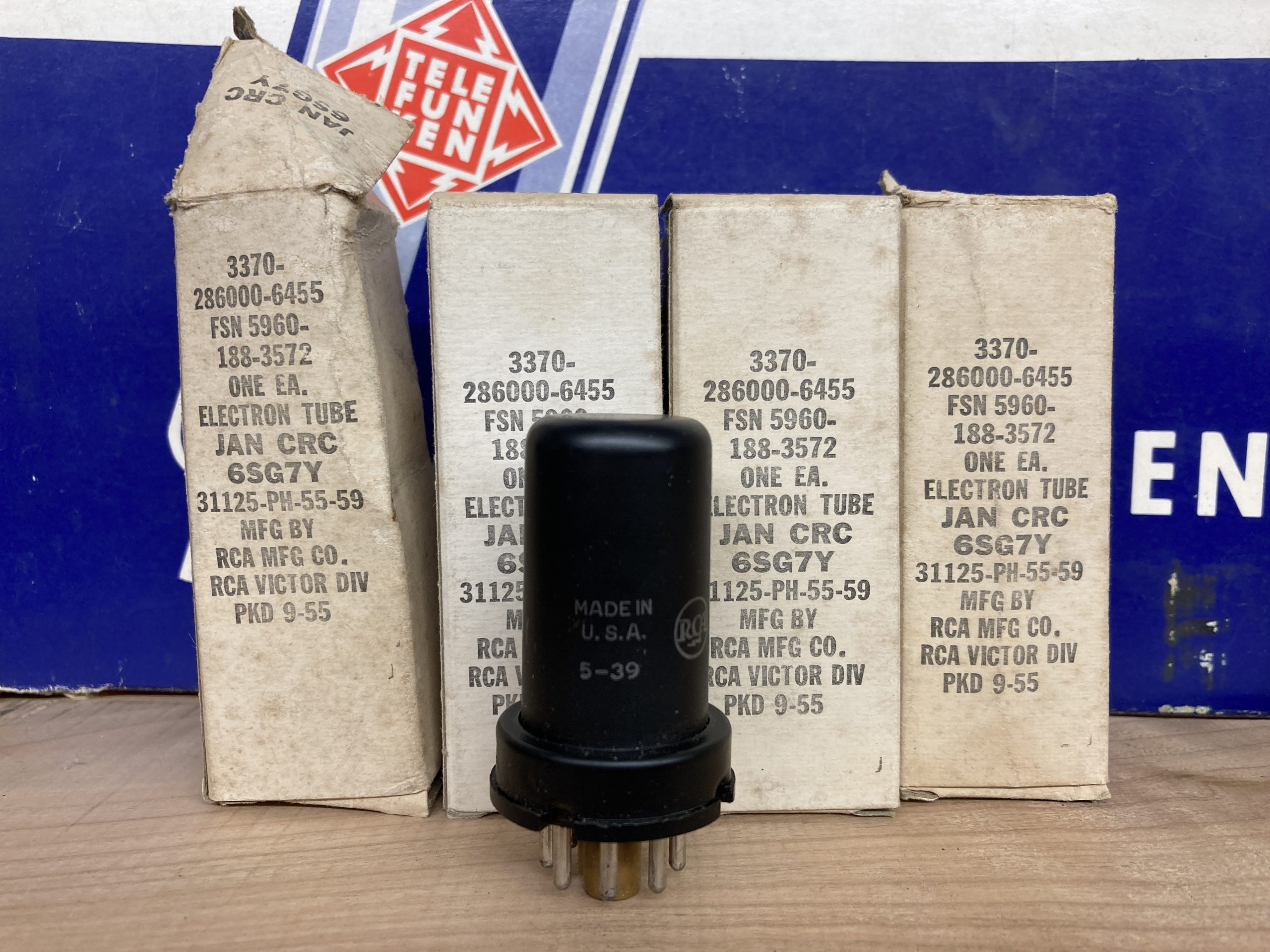 6SG7Y RCA, one quad