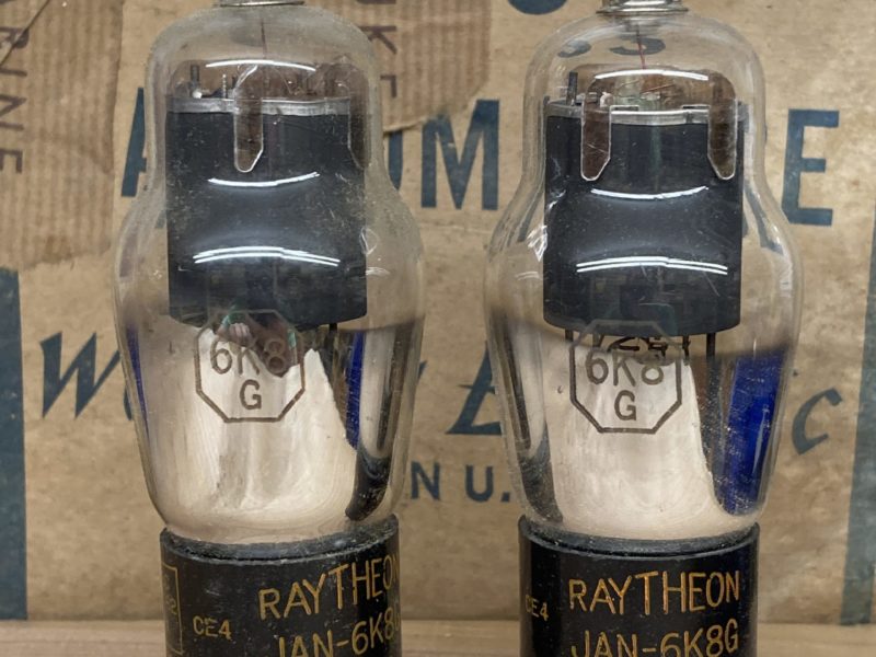 6K8G Raytheon, NOS, from 1940ies, test perfect, one pair