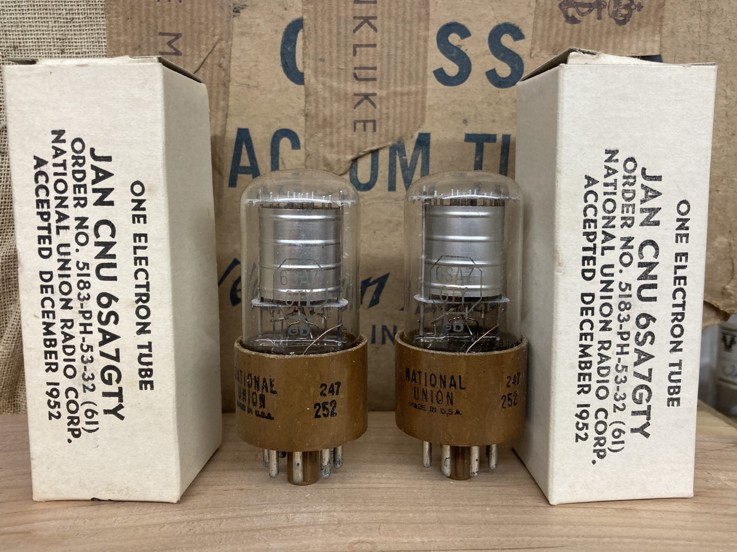 6SA7GTY National Union, NOS/NIB, one pair - Image 3