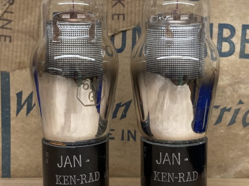 6K7G Ken-Rad, NOS, from 1940ies, test perfect, one pair