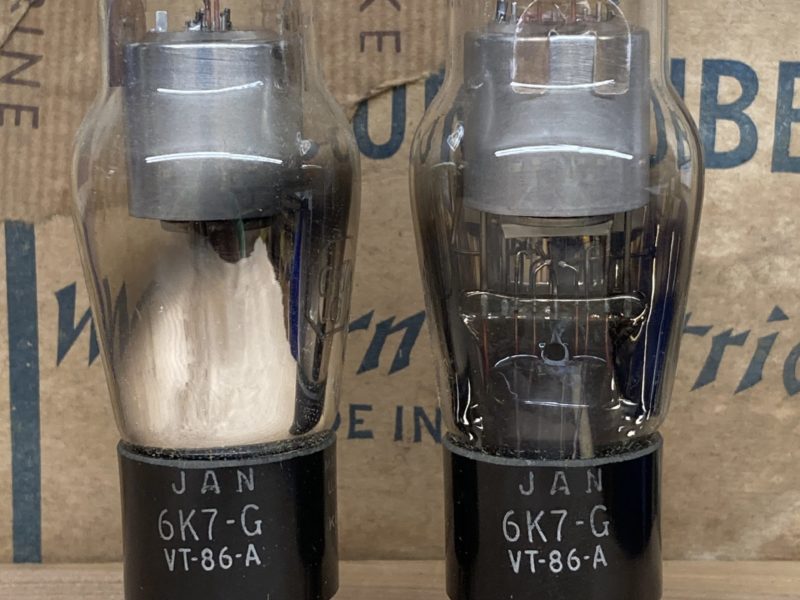 6K7G RCA, NOS, from 1940ies, test perfect, one pair