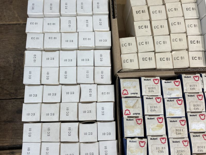 EC81 6R4 Valvo/Mullard/SEL, NOS/NIB, 220 pieces, sold as is