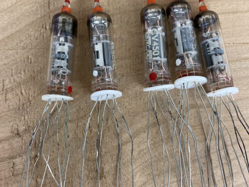 CV4501 EF732 5840 Mullard UK, NOS, milspec, perfect mic-tube, 5 pieces
