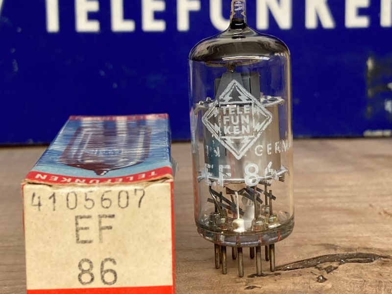 EF86 Telefunken, true NOS/NIB, diamond ,  holy grail, for Neumann etc.