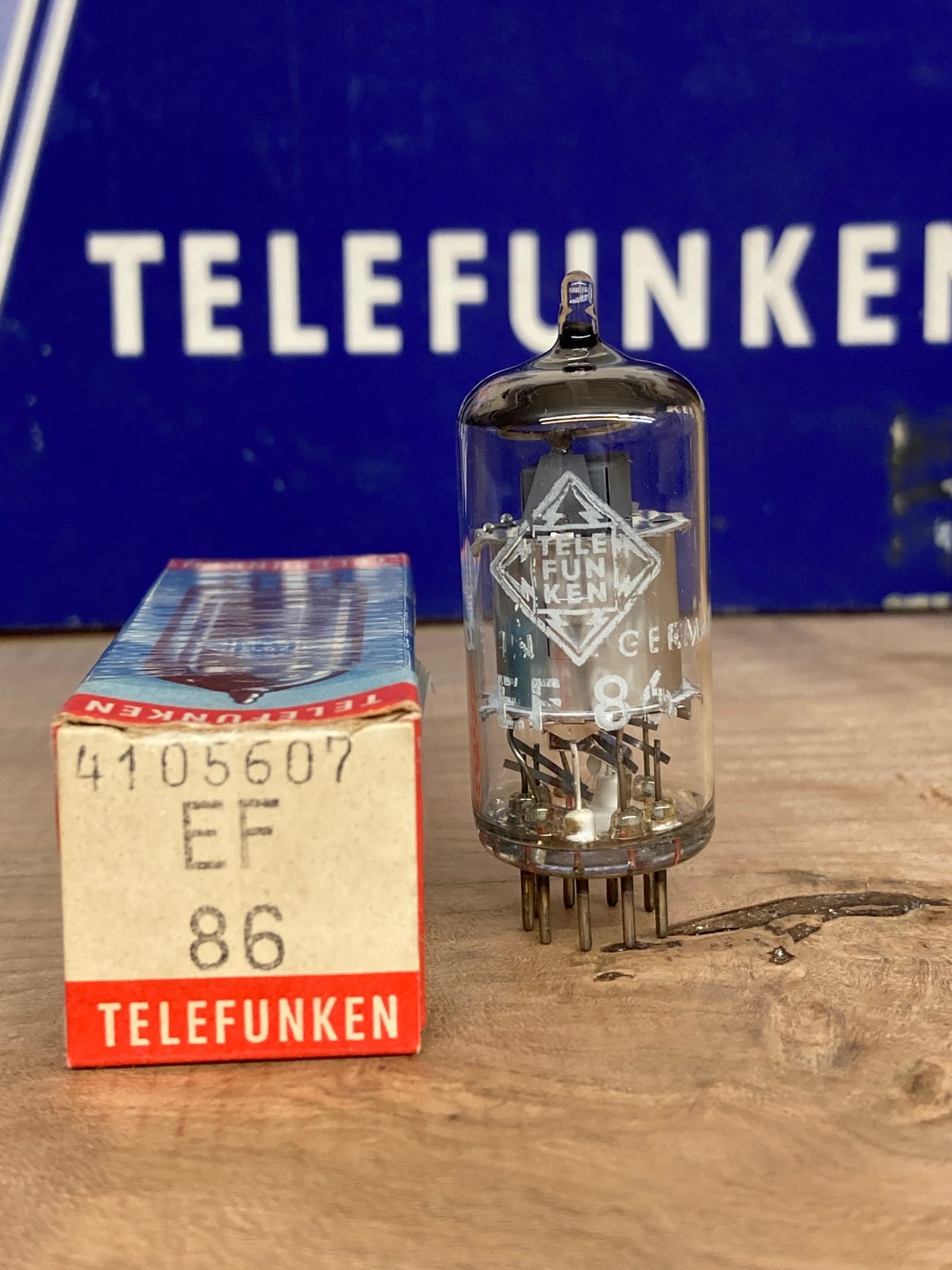 EF86 Telefunken, true NOS/NIB, diamond , holy grail, for Neumann etc.