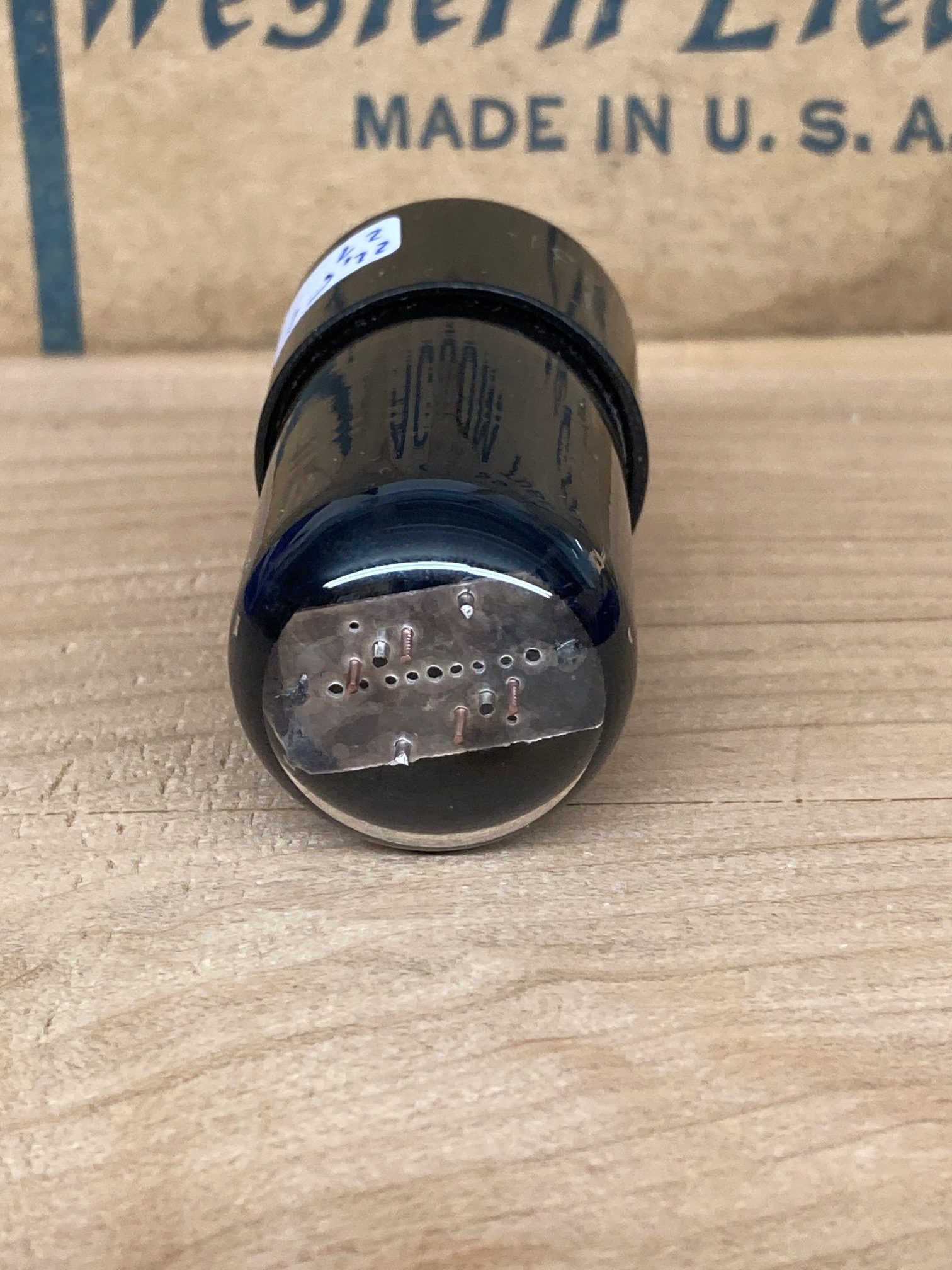 6SN7GT VT231 Ken-Rad, black glass, tested and guaranteed - Image 2