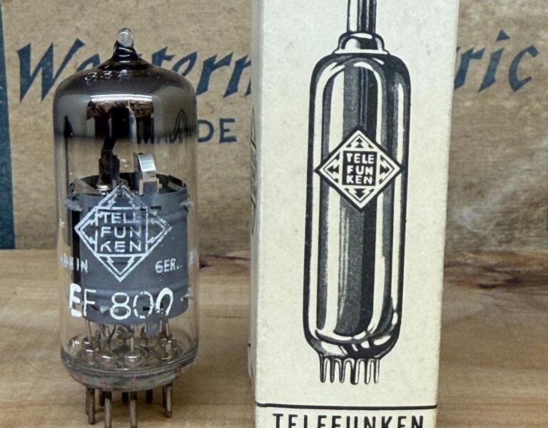 EF800 Telefunken, NOS/NIB, diamond <>, burned-in, noise free, mic grade, ready for recording!