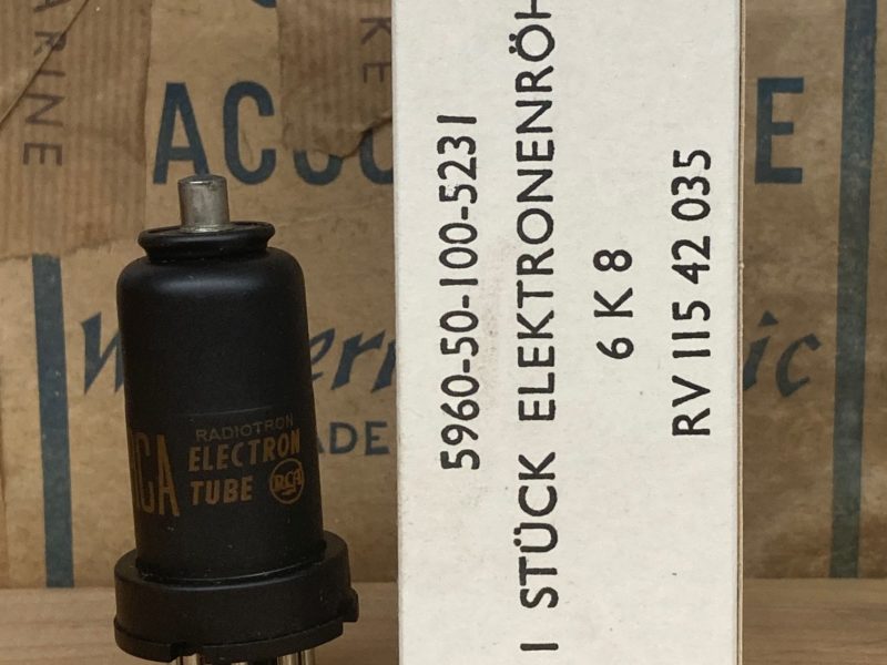 6K8 RCA, true NOS/NIB, milspec, perfect condition