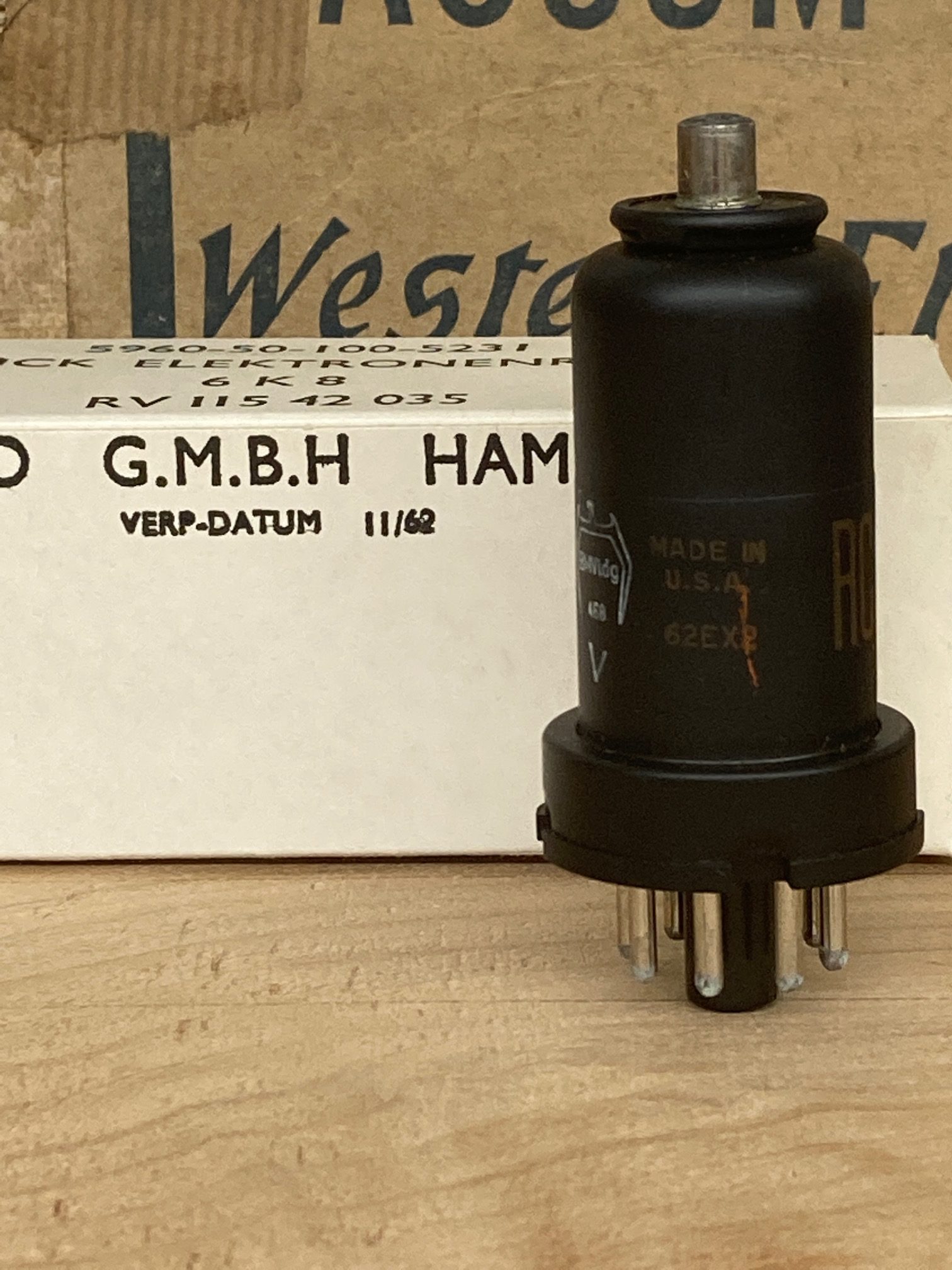 6K8 RCA, true NOS/NIB, milspec, perfect condition - Image 4
