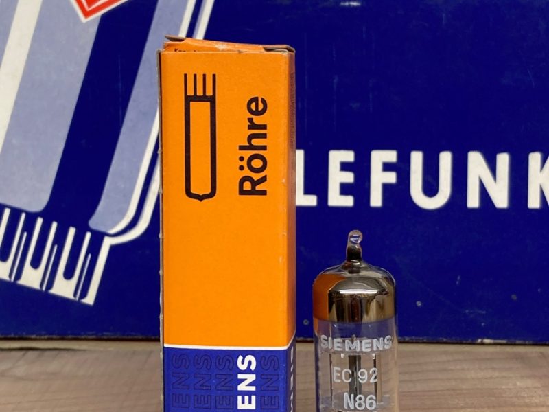 EC92 6AB4 Telefunken branded Siemens, NOS/NIB, holy grail