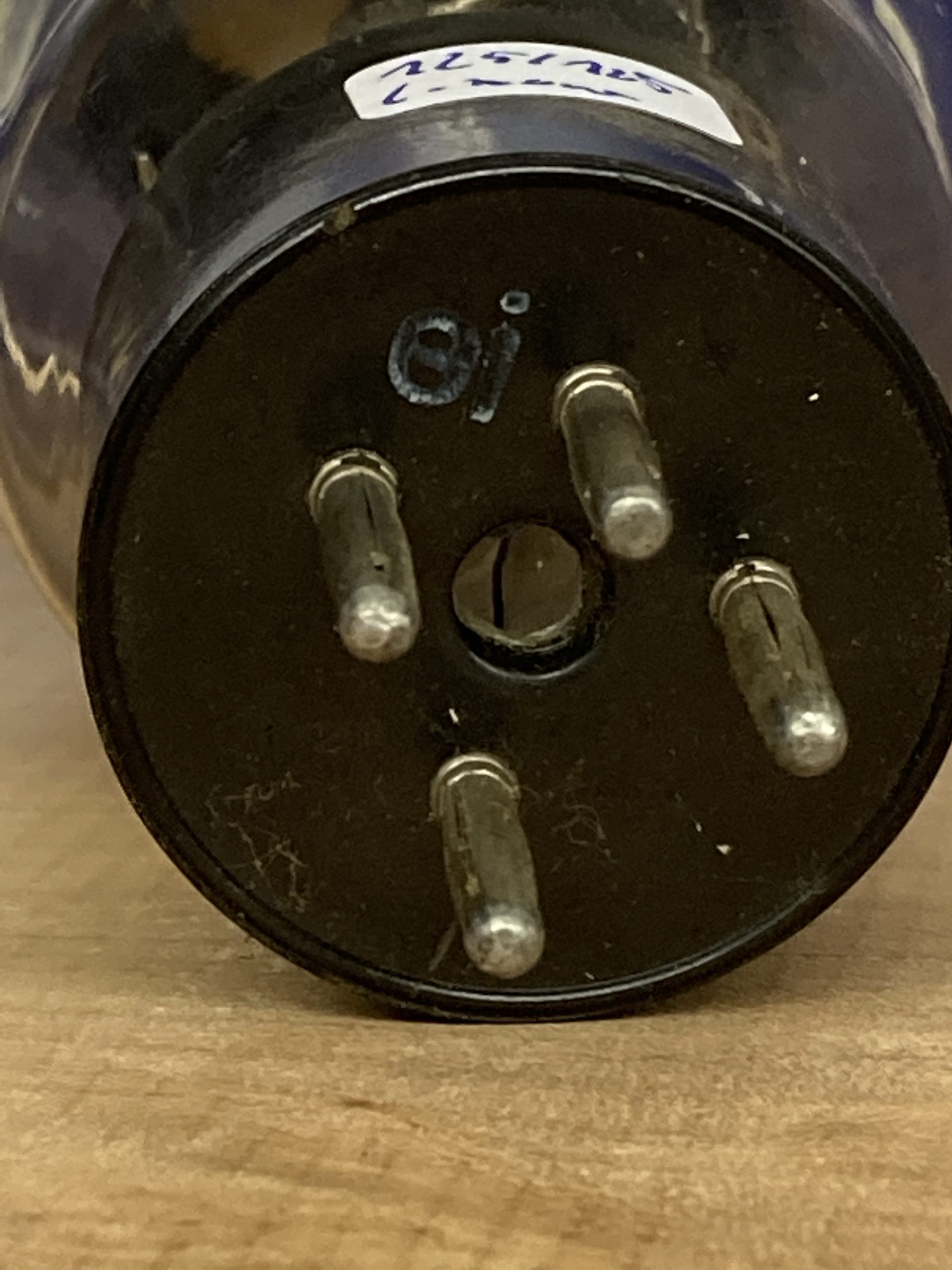 RGN4004 Telefunken, big globe, black mesh from 1934, tests NOS+, x-rare - Image 7