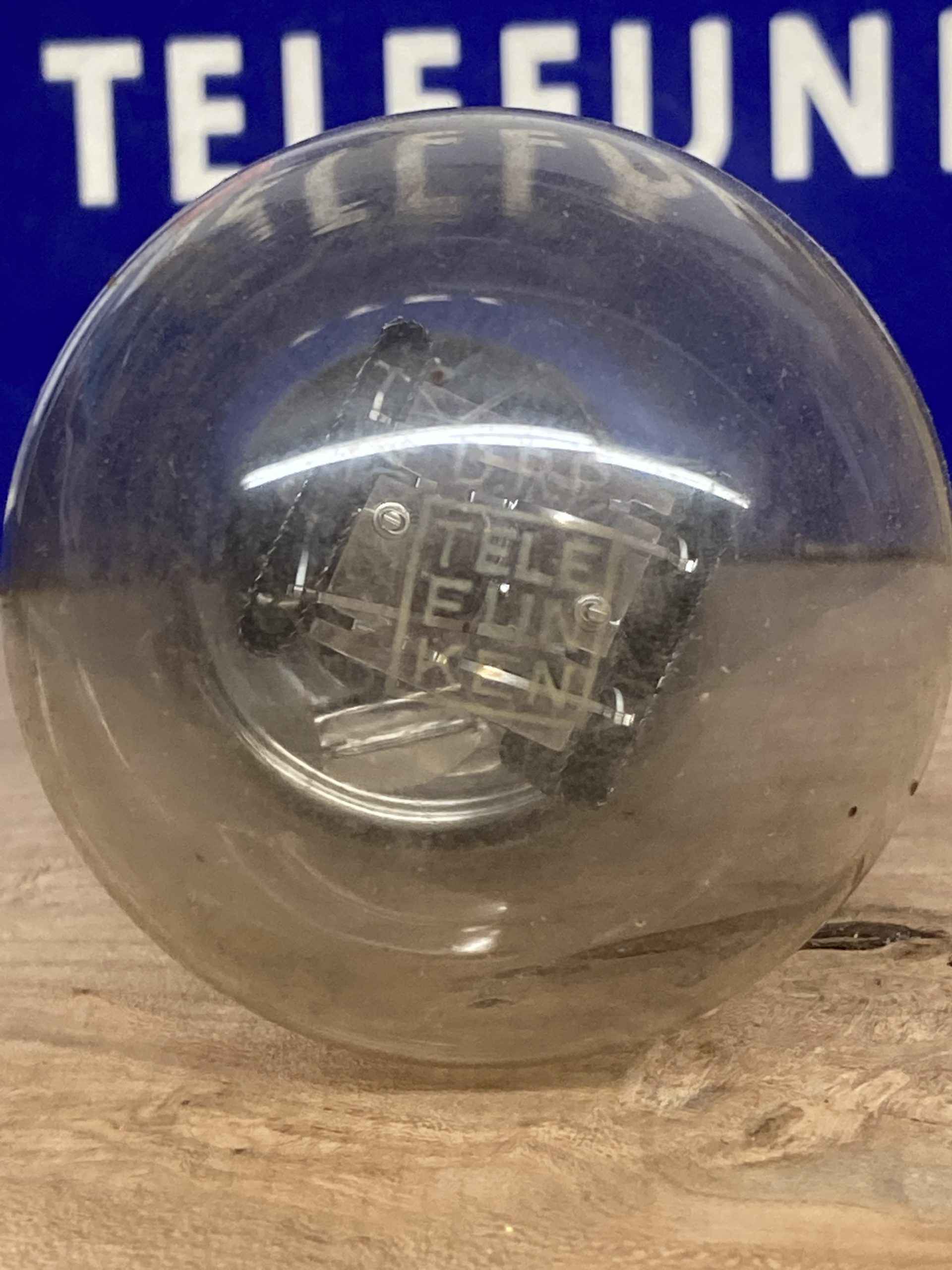 RGN2004 Telefunken, big globe, black mesh from 1937, tests NOS+, x-rare - Image 8