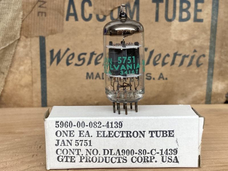 5751 / CV4017 JAN Sylvania, copper rods, true NOS